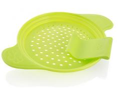 Muxel Spätzlewunder die Alternative für Spätzlebrett, Hobel Spätzlepresse mit Schaber, grün