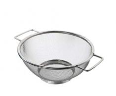 meindekoartikel Edelstahl Standseiher Küchensieb Sieb Seiher - feinmaschig – Ø 18 cm 