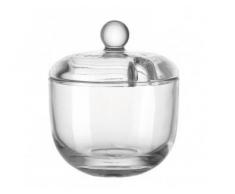 Leonardo 061141 transparent Glas Zuckerdose – Zuckerdose (90 mm, 90 mm, 105 mm)
