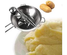 Family in Passiergerät - Passiermühle Aus Edelstahl, Spülmaschinengeeignet, Passiersieb Zum Passieren Von Obst, Gemüse Profi Sieb-Reibe Zum Zerkleinern