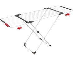 Vileda Surprise Wäscheständer, Stahl, Aluminium, Stahl, Aluminium, weiß, 62 x 12.5 x 133 cm