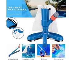 Schwimmen Bürstsauger Saughöhe Teichreinigung Blatt Skimmer Mesh-Set Für Kleinen Pool Spa Jacuzzi Fountain