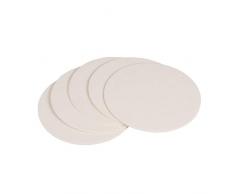 Bierdeckel Rohlinge aus Original Bierfilz rund 10,7 cm (100er Set)