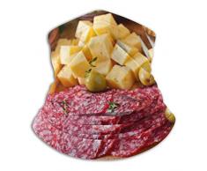 Not Applicable Halsmanschette,Nackenwärmer Schal,Sturmhaubenmaske,Halswärmer,Brot Käse Essen Weiche Halswärmer Sturmhaube Haube Für Motorrad Radfahren Laufen Skifahren Snowboard Stirnbänder