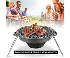 Grill-Set Tragbarer und Antihaft-Grillofen für den Außenbereich Backblech