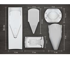 Börner V1 Multireibe Profi Set weiß Küchenhelfer Gemüsehobel Gurkenhobel Gemüseschneider Küchenreibe Scheibenschneider Julienneschneider vegan