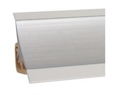 HOLZBRINK Küchenabschlussleiste Aluminium Küchenleiste PVC Wandabschlussleiste Arbeitsplatten 23x23 mm 150 cm