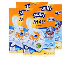 4 Pakete Swirl Staubsaugerbeutel M40 (M54) / M 40 MicroPor Plus AirSpace für Miele Staubsauger Typ: G