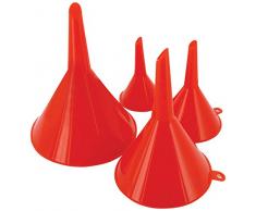 Silverline 282421 Kunststoff-Trichter, 4-tlg. Satz 50, 75, 100 u. 120 mm