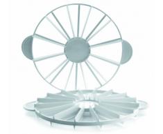 IBILI Tortenteiler 26 cm für 14/16 Portionen, Kunststoff, weiß, 26 x 26 x 4 cm