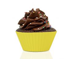 Cupcake-Formen, 24 Stück wiederverwendbare Silikon Backformen Muffin-Formen