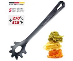 Westmark Spaghettilöffel/Pasta-Schöpflöffel, Hitzebeständig bis 270 °C, PPA, Länge: 30,5 cm, Gentle Plus, Schwarz, 28602270