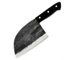 10pcs Handgemachtes Küchenmesser aus Edelstahl Qualität Hackmesser Für Spalter Kochwerkzeug Bestes Geschenk Holzgriff Kochmesser