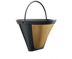 Braun 1x4 Kaffeefiltereinsatz für Filterkaffeemaschinen Goldton-Permanentfilter
