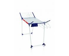 Leifheit Standtrockner Pegasus 200 Solid Deluxe Mobile mit 360° Rollen und 20 m Trockenlänge, für bis zu 2 Wäscheladungen, Wäscheständer für lange Wäsche, Flügelwäschetrockner mit Bügelstangen