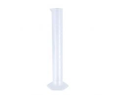 Hemoton 1 stück 100 ML Wissenschaft Test Experiment Kunststoff Mess Messzylinder Becher für Labor Heimgebrauch