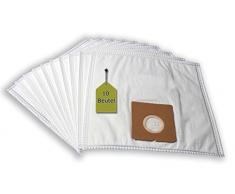 Staubsaugerbeutel passend für Tchibo Smart | 10 Staubbeutel + 2 Mikro-Filter + 2 Motor-Filter | optimale Filterleistung | Top-Qualität