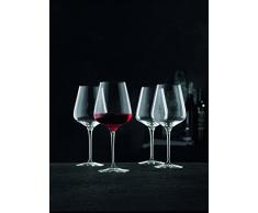 Spiegelau & Nachtmann, 4-teiliges Bordeauxglas-Set, Kristallglas, 680 ml, ViNova, 0098076-0