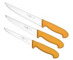 Schwertkrone Metzgermesser Set Solingen - 3-teilig, Edelstahl, rostfrei