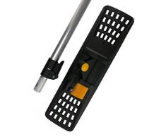 1a Profiline Euro Mopphalter leicht 50 cm + Teleskopstiel Bodenwischer Wischsystem Boden Wischen für Wischmopp Wischer Mops Halter mit Stiel Bodenreinigungs-Set Reinigungs-Gerät Bodenwisch-System