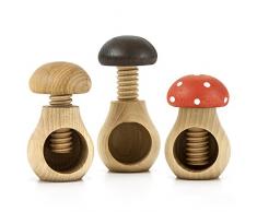 Holzfee Nussknacker Trio Set (Pilz H+D+F)