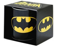 Kaffeebecher Batman - Logo - DC Comics - schwarz - Tasse - Lizenziertes Originaldesign - LOGOSHIRT