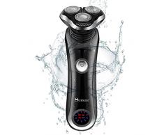 SURKER Rasierer Trimmer Herren Elektrisch Elektrorasierer Rasierapparat Herrenrasierer Bartrasierer Nass- und Trockenrasierer mit Präzisionstrimmer Männer