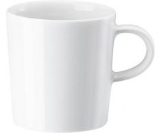 Arzberg Cucina-Basic ROK Weiss Espresso-Obertasse, Porzellan, White, 20.1 x 14.8 x 7.6 cm