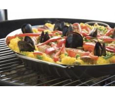 Steven Raichlen Edelstahl-Paella-Pfanne, silber, 41.5 x 35.51 x 6.4 cm, SR8815