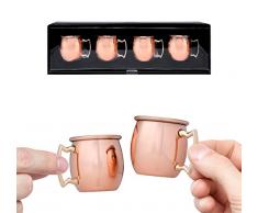 Bratenspritze Moscow Mule Kupfer Shot Gläser – Set von 4
