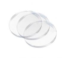 Zewoi Transparent Rund Plexiglas Kunststoff Acrylbrett, DIY Fertigkeit runde Kuchenplatten-Halter, 3 STK,Diameter: 150mm Thickness:3mm
