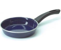 Riess 454287 Pfanne, Emaille, blau, 24 cm