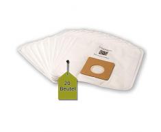 eVendix Staubsaugerbeutel passend für Bomann BS 9019 CB, 20 Staubbeutel + 2 Mikro-Filter, kompatibel mit Swirl Y98/Y298