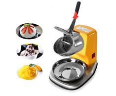 Jusp Yisa Ice Crusher Elektro-EIS-Crusher, Ice Shaver Maschine, Edelstahl Schnee-Kegel-Maschine für EIS, kalte Getränke, Obst Dessert Und Cocktail, für Haushalt Commercial Use