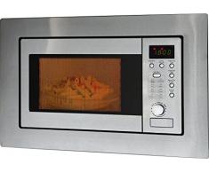 Bomann MWG 2215 EB Einbau-Mikrowelle mit Grill / 20 Liter / 5 Mikrowellen-Leistungsstufen / 1 Grillstufe / 2 Kombi-Leistungsstufen (Grill/Mikrowelle)