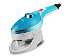 SYMX Dampfglätter 1000W Dampf Reisebügler Minibekleidungs Dampfbügeleisen mit 80 ml Wassertank Reisebügeleisen Keramiksohle Tragbares Dampfbügelgerät für Haushalt Urlaub und Dienstreise,Blau