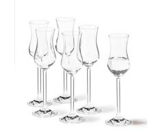 6 Stück Grappa Likör Gläser Glas edle Obstbrandgläser Grappagläser 95 ml