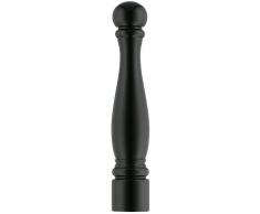 WMF Salz und Pfeffermühle, unbefüllt, Holz lackiert, Keramikmahlwerk, H 50 cm, schwarz
