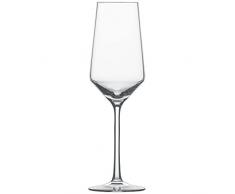 Schott Zwiesel 112418 Serie Pure 6-teiliges Champagnerglas Set, Kristallglas