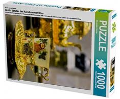 Ein Motiv aus dem Kalender Gold - Schätze der Kunstkammer Wien 1000 Teile Puzzle hoch: Frühstücksservice Maria Theresia (CALVENDO Kunst)