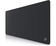 CSL - XXL Speed Gaming Mauspad Titanwolf Schwarz 900 x 400mm - XXL Mousepad - Tischunterlage Large Size - verbessert Präzision und Geschwindigkeit