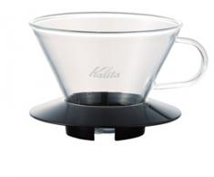 Kalita Welle Dripper 185 Serie Glas [2-4 Personen] Black # 05039 (Japan Import / Das Paket und das Handbuch werden in Japanisch)
