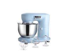 AIFEEL Küchenmaschine - 1000-W-Küchenmaschine mit Kippkopf, 4-Liter-SUS-Schüssel, transparentem Spritzschutz, flachem Schläger, Teighaken und Schneebesen - 3 Geschwindigkeitseinstellungen mit LED