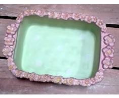 Kleine Auflaufform/offene ButterdoseBlüten