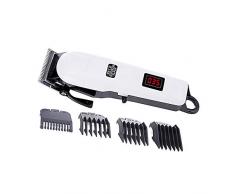 TOOGOO Eu Stecker Haar Schneiden Maschine Professionelle Maschine Haar Schneiden Maschine Trimmer für M？Nner Haar Schneider Wiederaufladbare Elektrische Maschine zum Schneiden Von Haaren