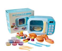 Mikrowelle Spielzeug Geschirr Ofen Pädagogisches Batteriebetriebenes Spielset Mit Lichtern Sounds Spielset Kinder Küche Elektronische Pretend Play Spielzeug Set Für Kleinkinder Jungen Mädchen