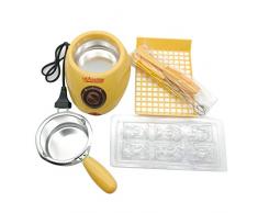 hemicala Schokoladenfondue Candy Fondue Elektrischer Schokoladenfondue-Hersteller Abnehmbarer Elektrischer Schmelztiegel Für Schokolade, Süßigkeiten, Butter, Käse, Karamell