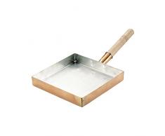 Tokio Design Studio Tamago Pfanne, Kupfer, Mehrfarbig, 21 cm