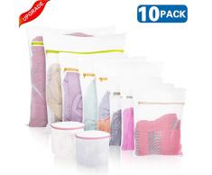 2019 Neueste Mesh Wäschesack, 10 Stück Wäschenetz Wäschetasche, Seifenwasser Kommt Leicht aus Waschbeutel, Sauberer und Trockener