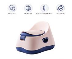 DUWEN Kinder Töpfchen Multifunktionstraining Toilette mit PU-Kissen für 0-6 Jahre alte Kinder Spezial Topf Tragbarer Toilettensitz Leicht zu reinigen Geeignet für Jungen und Mädchen
